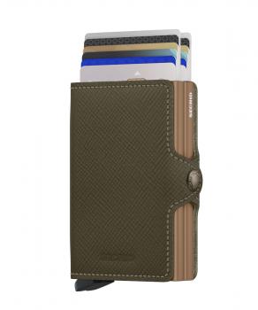 Secrid TWINWALLET Saffiano Olive