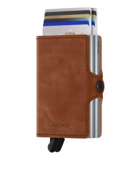 Secrid TWINWALLET Vintage Cognac-Silver