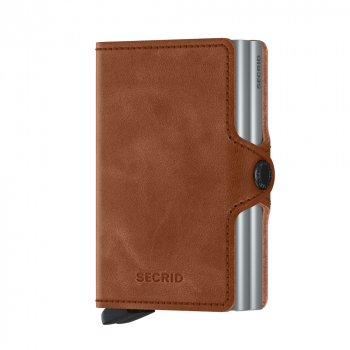 Secrid TWINWALLET Vintage Cognac-Silver