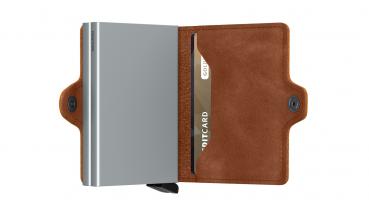 Secrid TWINWALLET Vintage Cognac-Silver