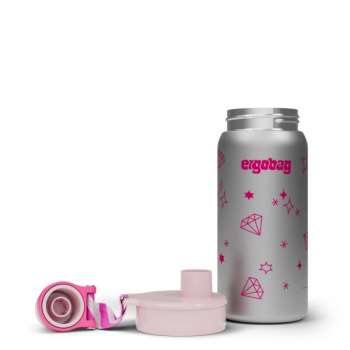 Ergobag Glitzer Edelstahl Trinkflasche 25/26