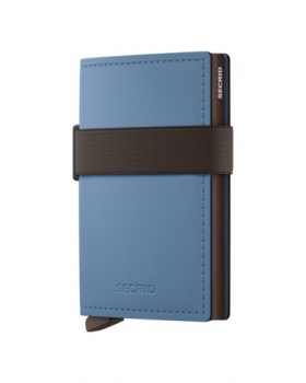 Secrid Bandwallet Matte Steel blue brown
