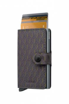 Secrid Miniwallet Optical Grey Yellow