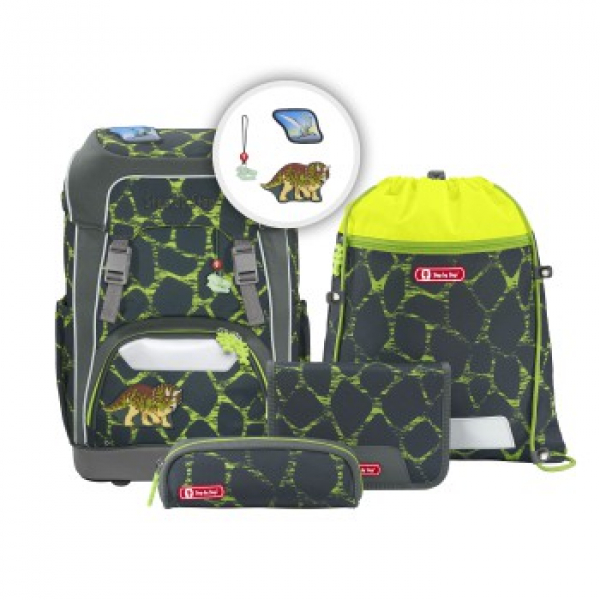 StepbyStep GIANT Dino Tres Schulrucksack-Set