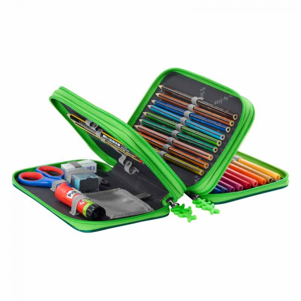 StepbyStep XXL-Mäppchen Dino Targo 3 Fächer