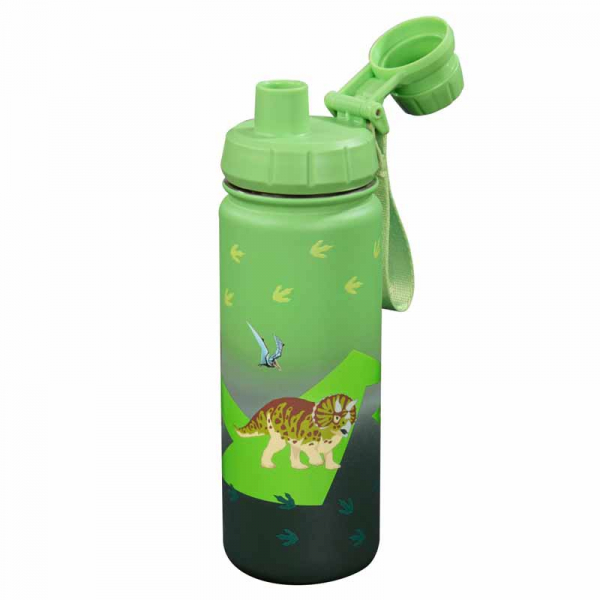 StepbyStep Isolierte Edelstahl Trinkflasche Dino