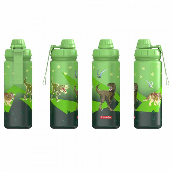 StepbyStep Isolierte Edelstahl Trinkflasche Dino