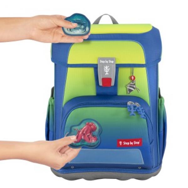 StepbyStep CLOUD OCEAN Red Octopus Schoolbag-Set Special Edition