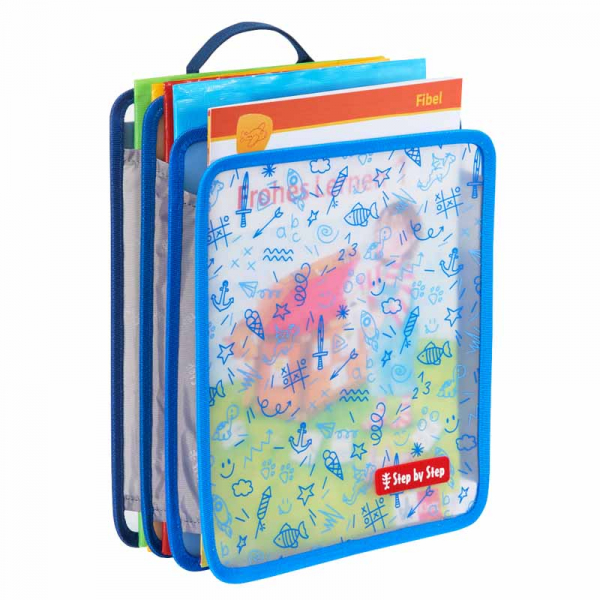 Stepbystep  Faltbare Heftbox blau