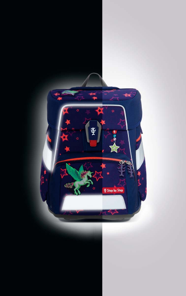 Step by Step SPACE SHINE Backpack 5-part Set Pegasus Night Nuala