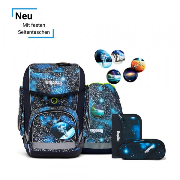 ergobag cubo Bär Anhalter duch die Galaxis Schultaschen-Set