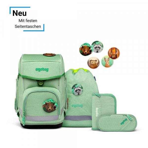 ergobag cubo PineBear schoolbag set