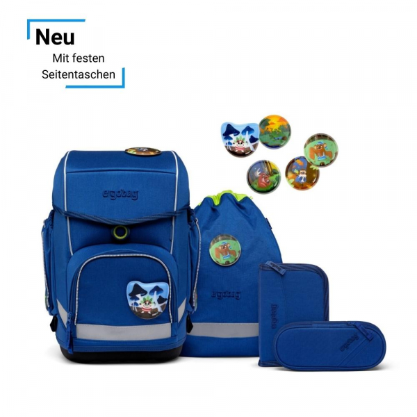 ergobag cubo WaldmonstBär Schultaschen-Set