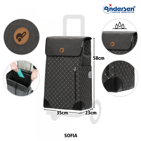 Andersen stair climber Scala Shopper Sofia anthracite