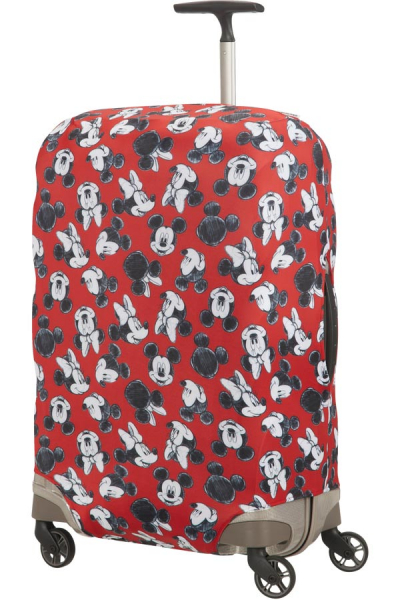 Samsonite GLOBAL TA Disney Lycra Kofferhülle M Disney Micky Rot 69cm