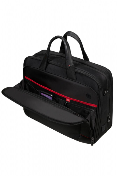 Samsonite PRO DLX 6 Bailhandle 17.3" Exp Black