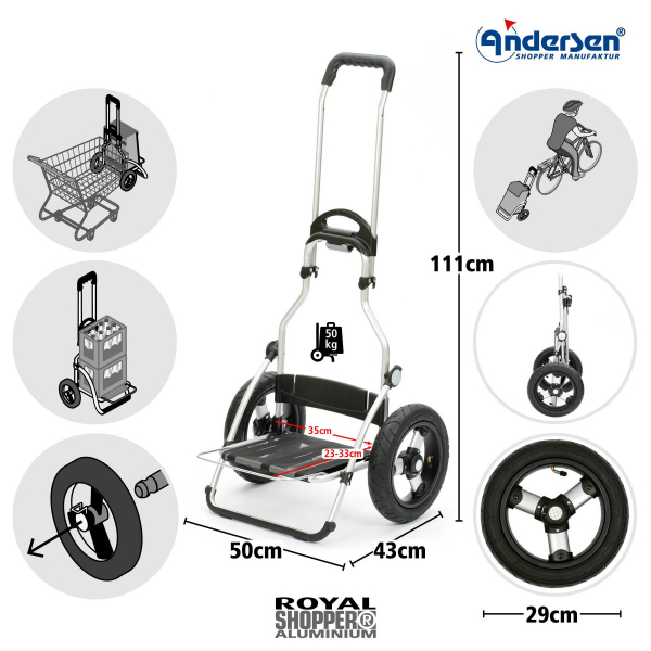 Andersen Royal Shopper Ipek Maxi anthrazit