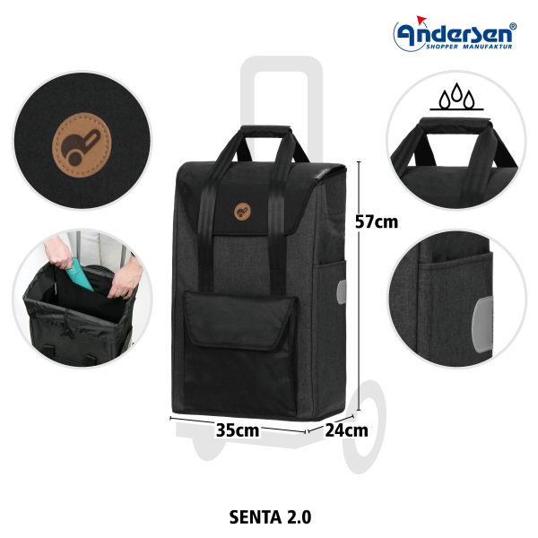 Andersen ROYAL SHOPPER Senta black