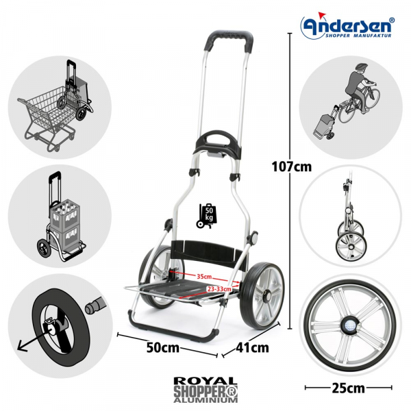 Andersen Royal Shopper Hydro 2.1 gray