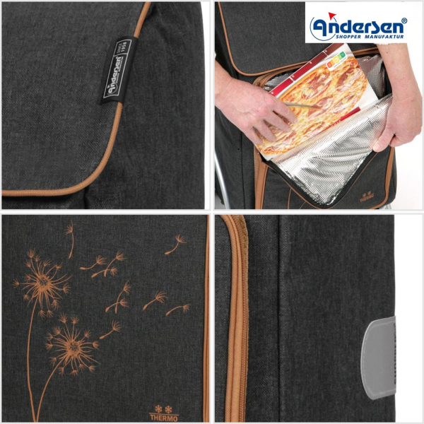 Andersen Quattro Shopper Erbo Black