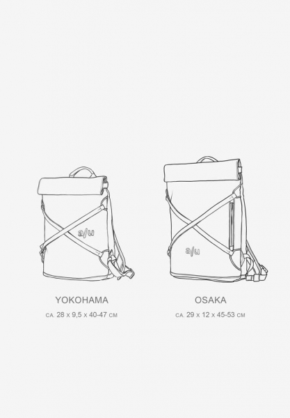 aunts&uncles Japan Osaka Rucksack 15" pewter