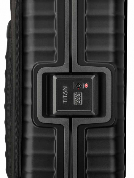 Travelite OVERSEAS  4w Trolley S  Vortasche Nightshade black