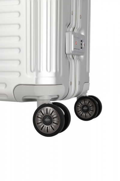 Travelite NEXT Aluminium Trolley  S 2.0 4w silber