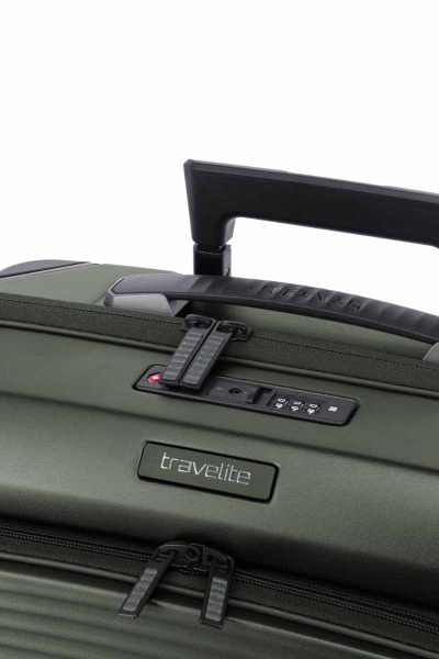 Travelite Millenium Trolley 4w S + Vort. Pine Green