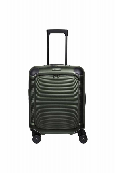 Travelite Millenium Trolley 4w S + Vort. Pine Green