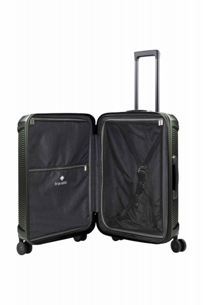Travelite Millenium Trolley 4w M exp. Pine Green