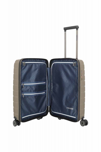 Travelite  AIR BASE Trolley 4w Slim champagne