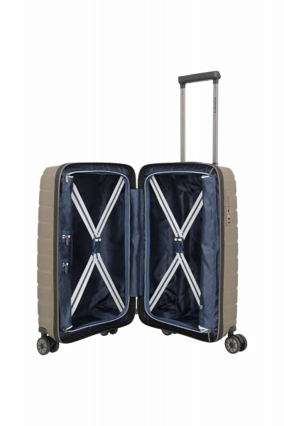 Travelite  AIR BASE Trolley 4w Slim champagne