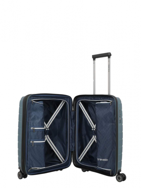 Travelite AIRBASE Trolley 4w S exp. Ice blue