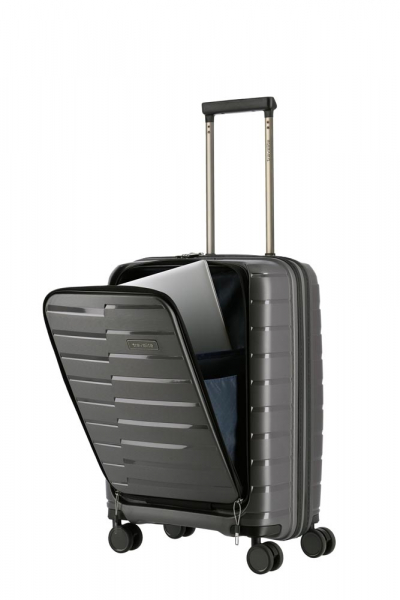 Travelite AIR BASE 4w Trolley S+ Vortasche Anthrazit