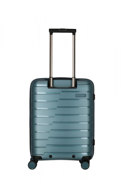 Travelite AIR BASE 4w Trolley S+ Front Pocket Iceblue