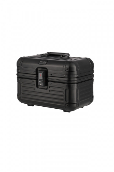 Travelite  NEXT  Aluminium Beautycase  schwarz