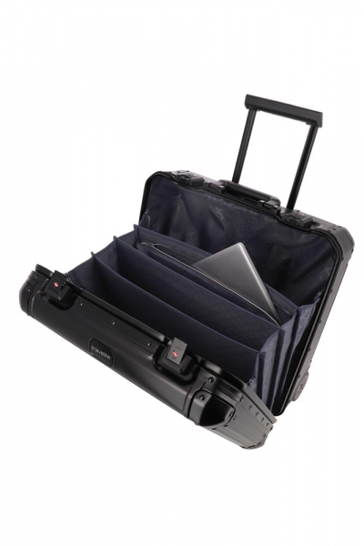 Travelite  NEXT  Aluminium Business Trolley schwarz