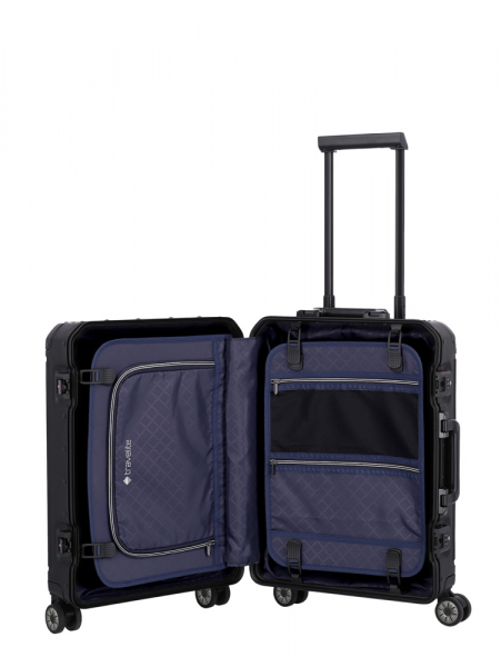 Travelite NEXT Aluminium Trolley S schwarz