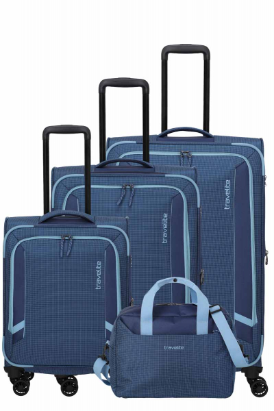 Travelite CORSIICA 4 w Trolley Set L/M/S/BB blue