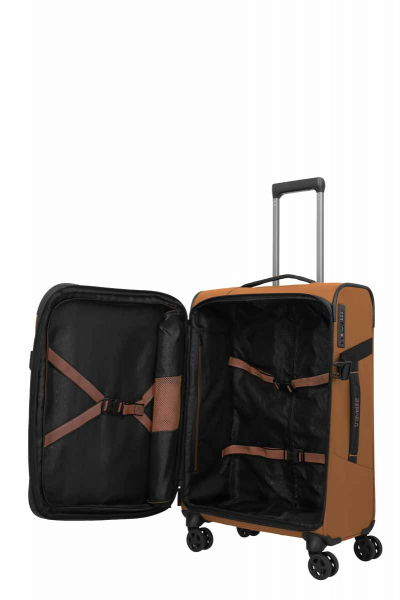 Travelite  BRIIZE Trolley 4w M exp. Curry