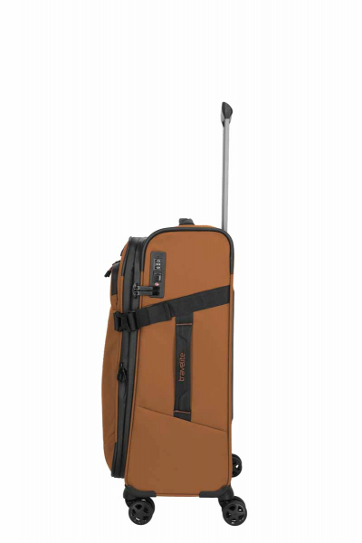 Travelite  BRIIZE Trolley 4w M exp. Curry