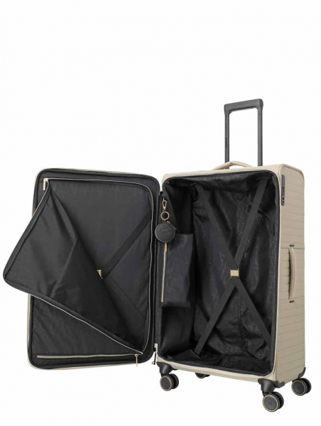 Travelite BARBARA STEPP  4w Trolley L  Satin Nude
