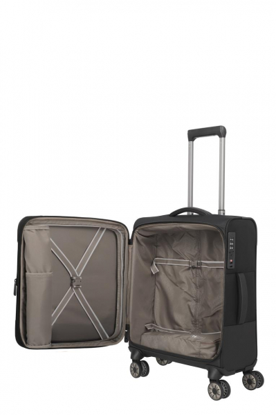 Travelite CROSSLITE Trolley 4w exp. black