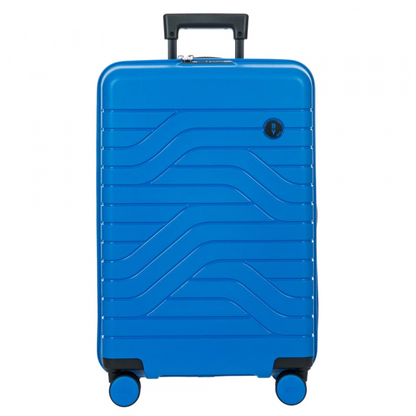 Brics Ulisse Trolley 4R M Exp 65 cm Blu elletri