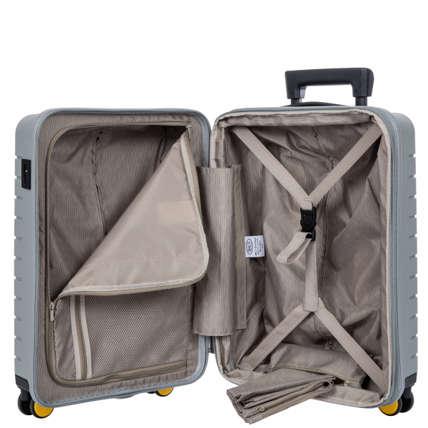 Brics Ulisse Trolley 4R Exp 55 cm grau