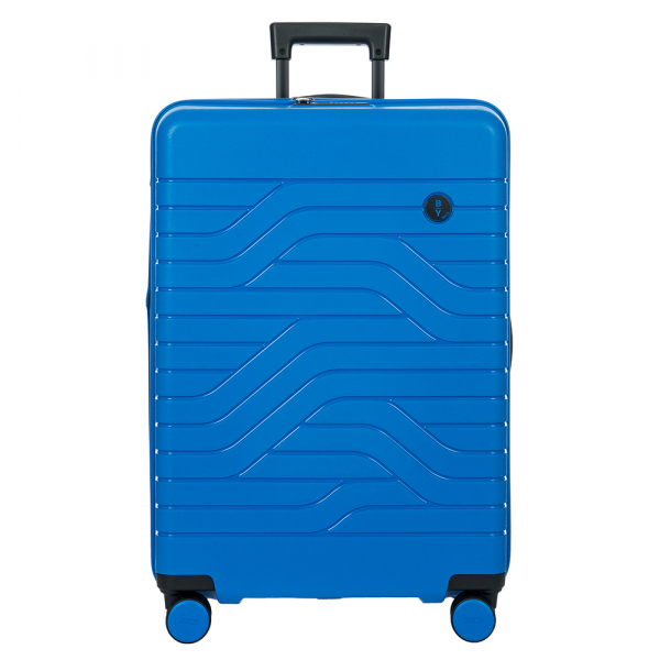 Brics Ulisse Trolley 4R  Exp 71 cm Blue elettri