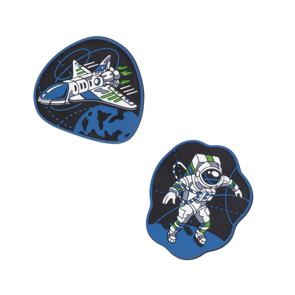 Wechselbuttons Moon Mission DER DIE DAS 2tlg