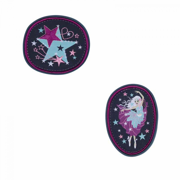 Wechselbuttons Dancing Star DER DIE DAS 2tlg