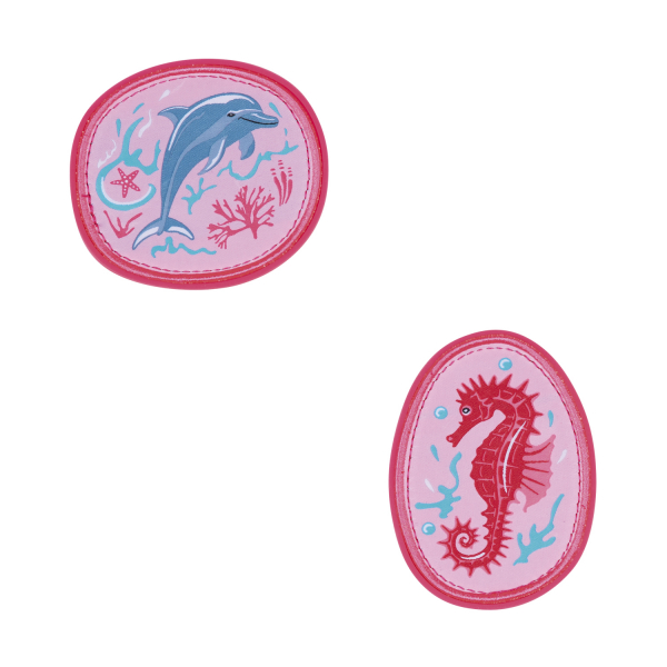 Wechselbuttons Coral Reef DER DIE DAS 2tlg