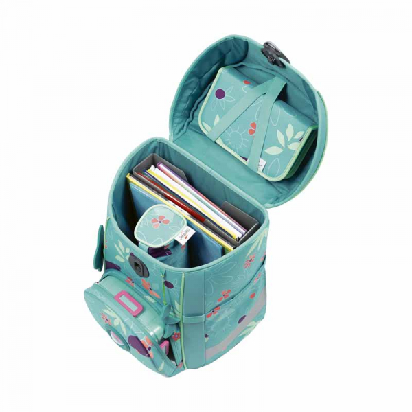 Schultaschenset ErgoFlex Easy Butterfly DER DIE DAS 5tlg